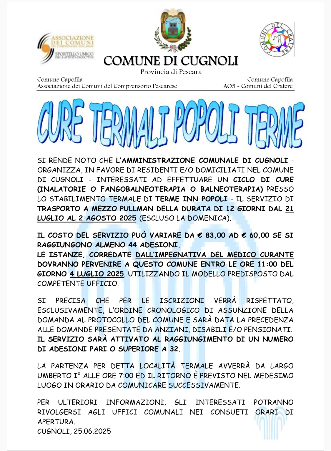 Cure Termali Popoli Terme